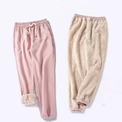 Elastic Waist Fleece Lined Leggings - Image 5