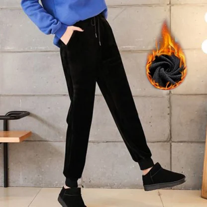 Warm Solid Fleece Lined Legging