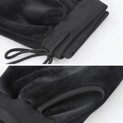 Warm Solid Fleece Lined Legging - Image 4