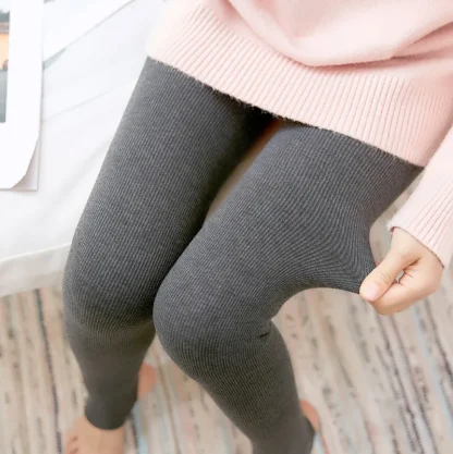 High-waist Elastic Fleece Lined Legging