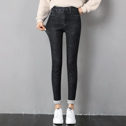 Denim Fleece Lined Leggings
