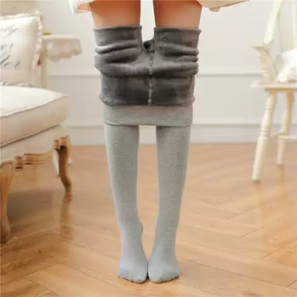 High-waist Warm Fleece Lined Leggings