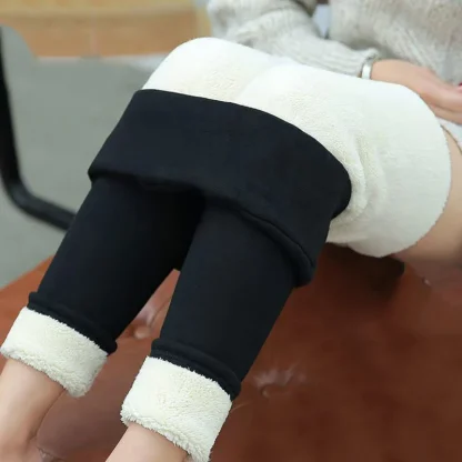 Cozy Thick Fleece Lined Leggings - Image 2