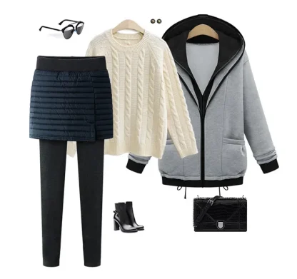 Women's Fleece Lined Leggings - Image 4