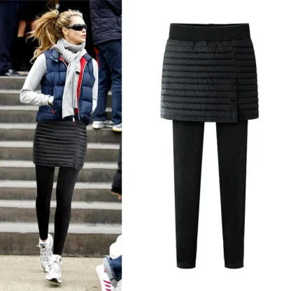 Women's Fleece Lined Leggings - Image 2