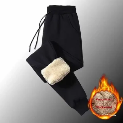 Drawstring Waist Fleece Lined Leggings - Image 3