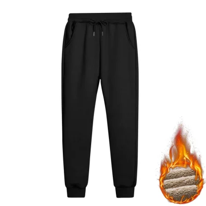 Comfy Solid Fleece Lined Leggings - Image 3