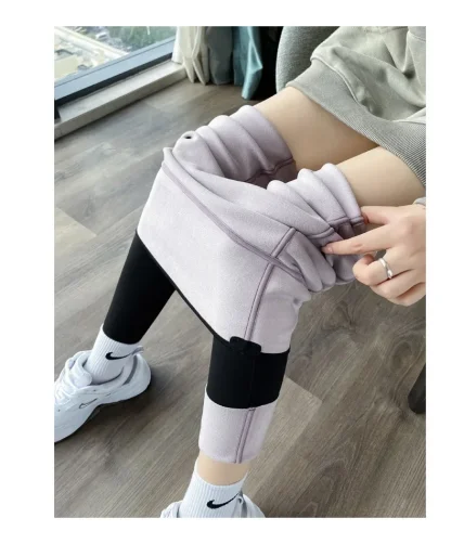 Tummy Control Fleece Lined Leggings - Image 4