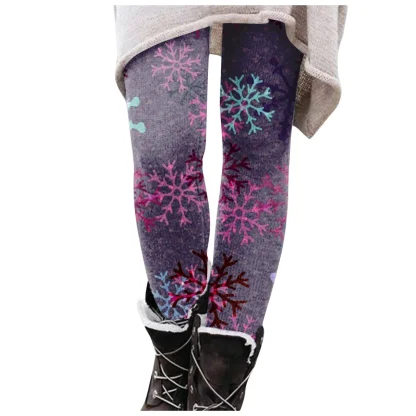 Printed Comfy Fleece Lined Leggings