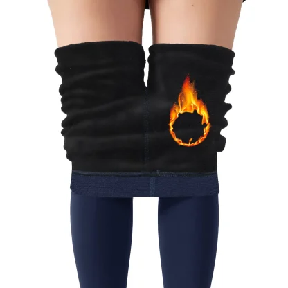 Thermal Solid Fleece Lined Leggings