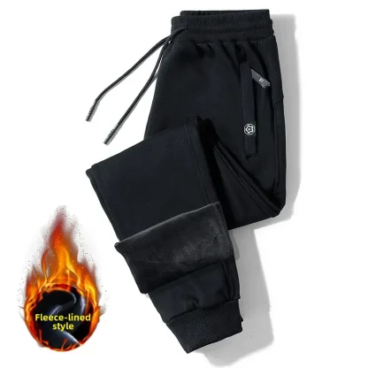 Relax Fit Thick Fleece Lined Leggings - Image 5