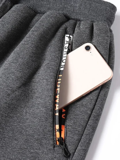 Zip Pocket Thick Leggings - Image 3