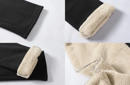 Men's Warm Fleece Lined Leggings - Image 6
