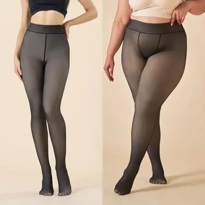 Sexy Stretchy Fleece Lined Leggings - Image 5