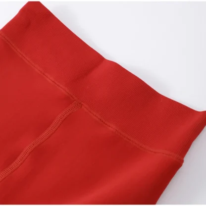 Red Warm Fleece Lined Legging - Image 6
