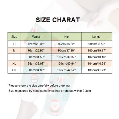 Printed Elastic Fleece Lined Leggings - Image 7