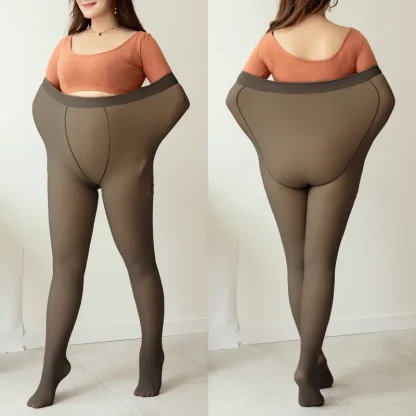 Plus Size Fleece Lined Leggings - Image 6