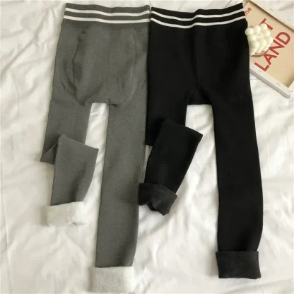 Slimming Elastic Fleece Lined Leggings