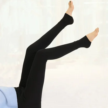 Extra Thick Fleece Lined Leggings - Image 3