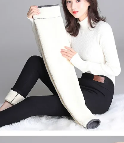 Thickened Warm Fleece Lined Leggings