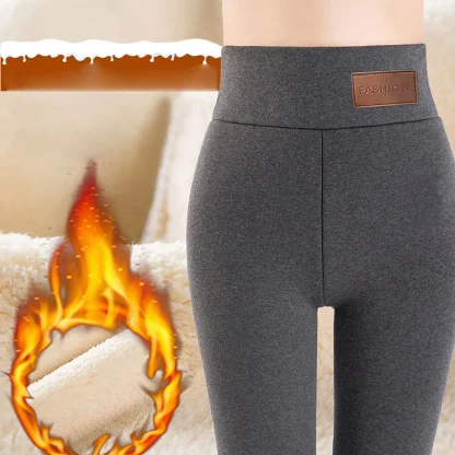 Soft Cozy Fleece Lined Leggings - Image 3