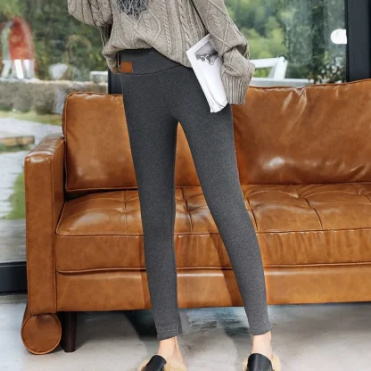 Cozy Warm Fleece Lined Leggings - Image 3